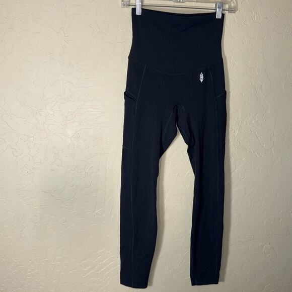 Free people high waist black leggings - Picture 1 of 8